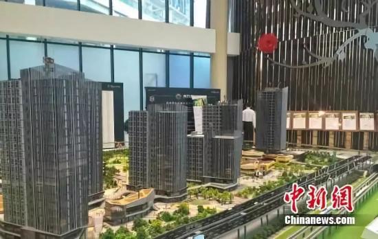 北京房山区某商改住楼盘销售中心。<a target='_blank' href='http://www.chinanews.com/' >中新网</a> 种卿摄